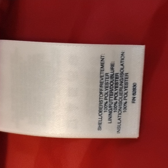 new lands'end puffer vest womens m fuchsia jacket coat - Picture 5 of 5